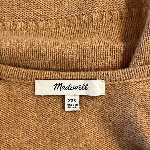 Madewell Womens Tan Wool Blend Knit Tank Sweater Size XXSmall - Picture 8 of 11